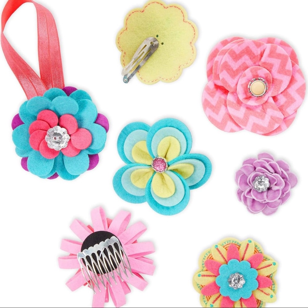💞 New Craftabelle 150 Pc “Blossoming Beauties” Hair Accessory Creation Craft Kit
